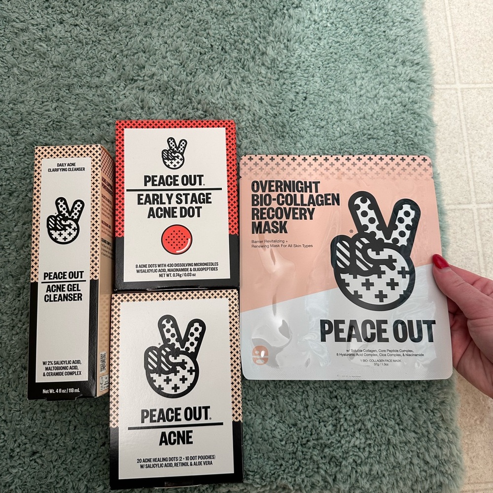 peace out skincare bundle